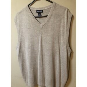 Men's  Jantzen sweater vest  Tan Marled Extra Large XL